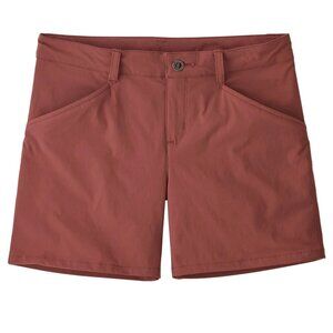 Patagonia 58091 Quandary Shorts 5" Inseam Women's 6 Rust Clay Red Stretch